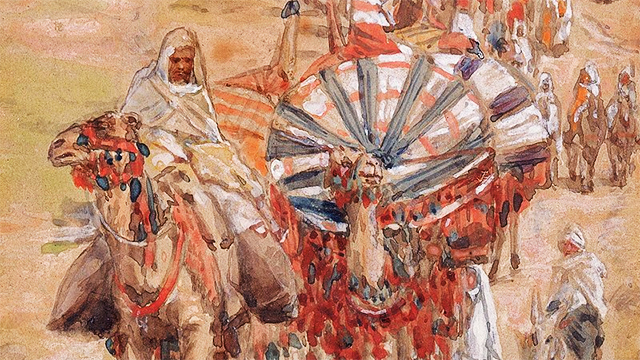 Ausschnitt aus Bild «The Caravan of Abraham» von James Tissot