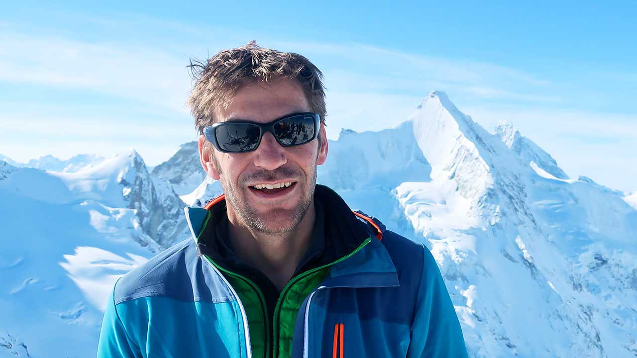 Simon Leemann in den Walliser Alpen | (c) privat