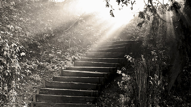 Der Weg nach oben zur Hoffnung